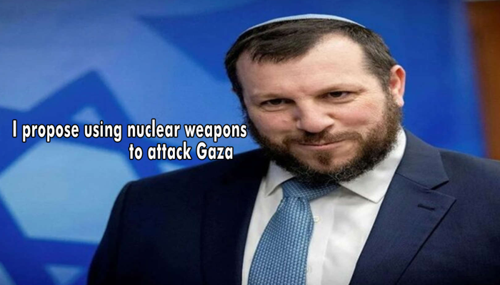 Terancam dipecat menteri ini usai usulkan gunakan senjata Nuklir untuk menyerang Gaza Palestina